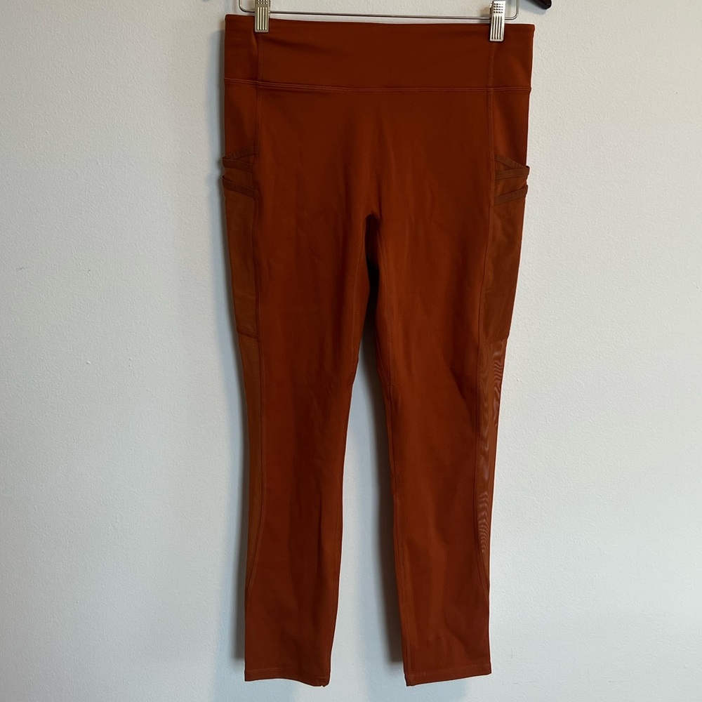 Fabletics Leggings in Rust Color NWT